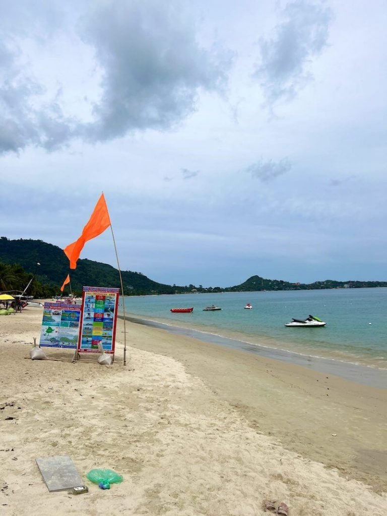 la plage de Lamai est la plus célèbre de Koh Samui