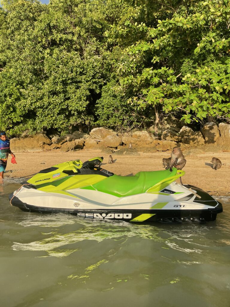 Partir en Thaïlande, arnaques jet ski